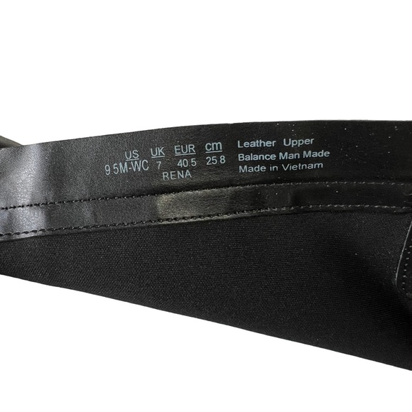 Naturalizer Boot Rena Tall Riding Buckle Black Leather Wide Calf Womens Size 9.5 - Picture 7 of 14